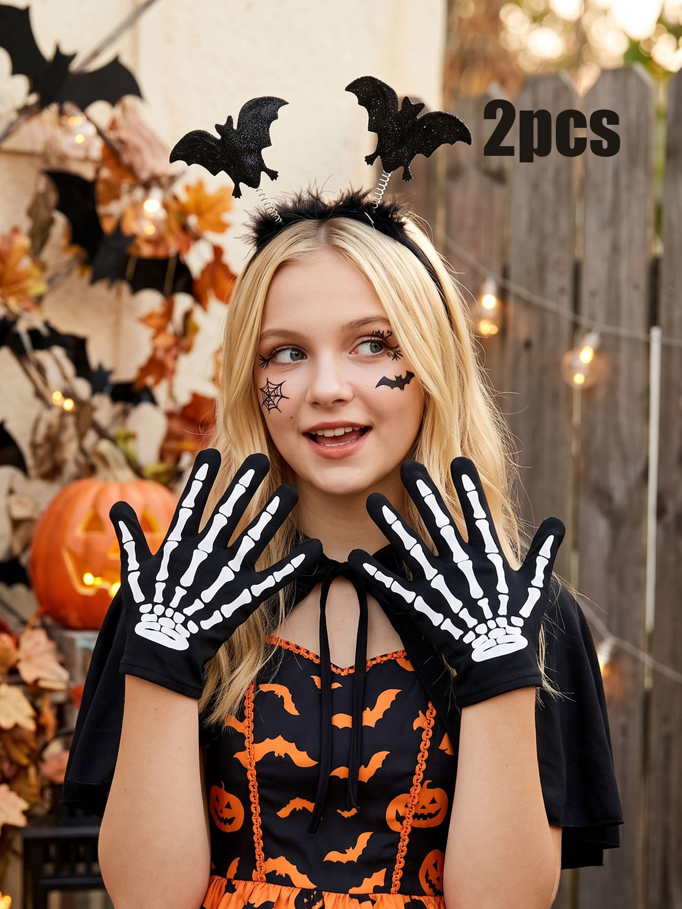 Cosplay Bat Prop - Set di accessori per Halloween da