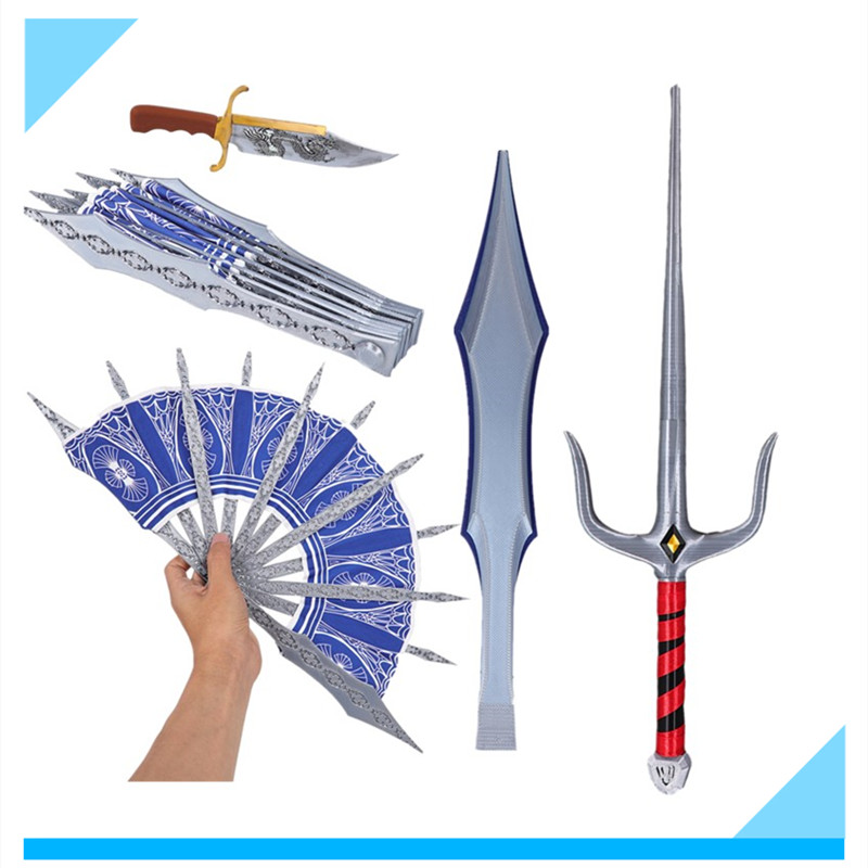 Cosplay Prop Dagger - Kitana Ventole Cosplay Ventaglio pieghevole Puntelli