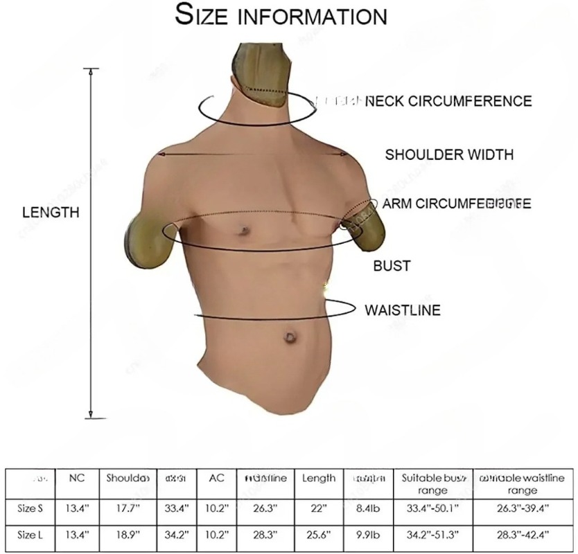 Cosplay Floating Prop - Realistico costume da metà corpo per