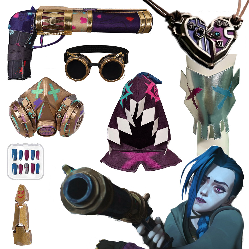 Cosplay Prop Pistol - Fancy Arcane Jinx Arma Pistola Per
