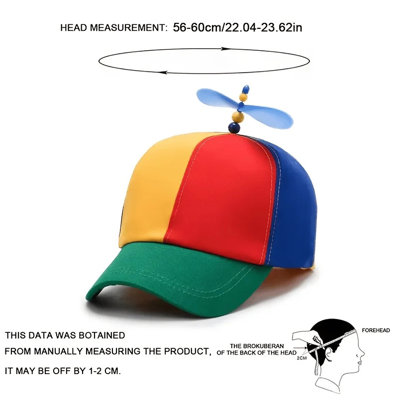 Cosplay Fireball Prop - Divertente Cappello da Baseball con Elica