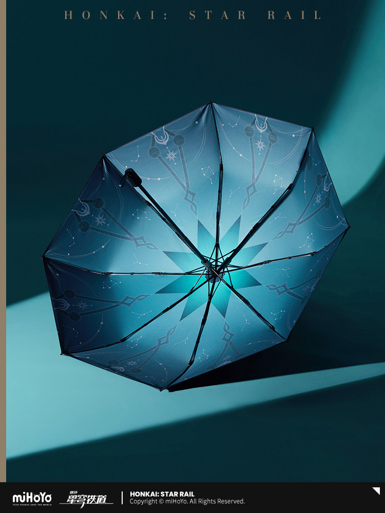 Anaxa Cosplay Prop - Ombrello Pieghevole Originale MiHoYo Honkai Star
