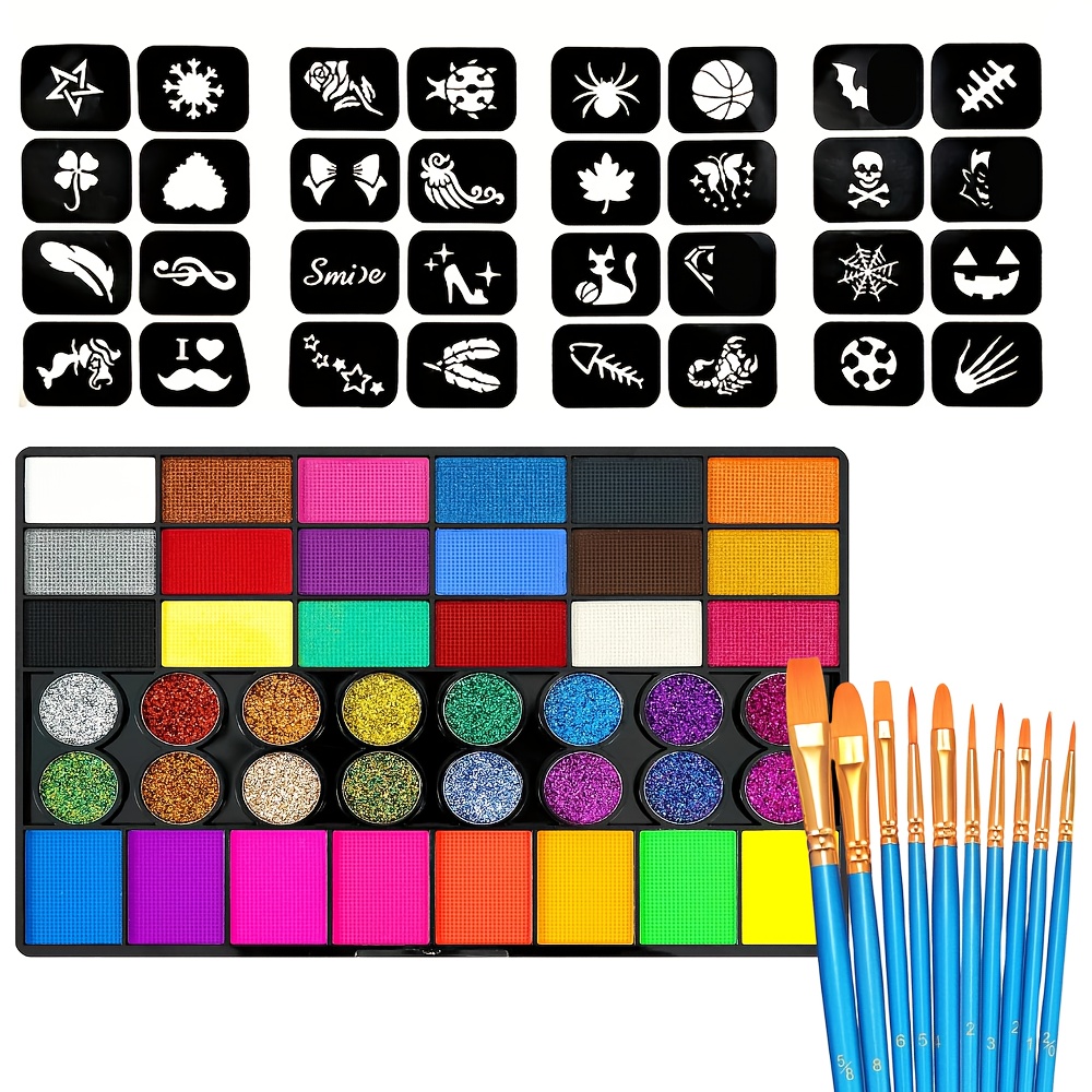 Cosplay Prop Paint - Kit di Trucco per Viso e