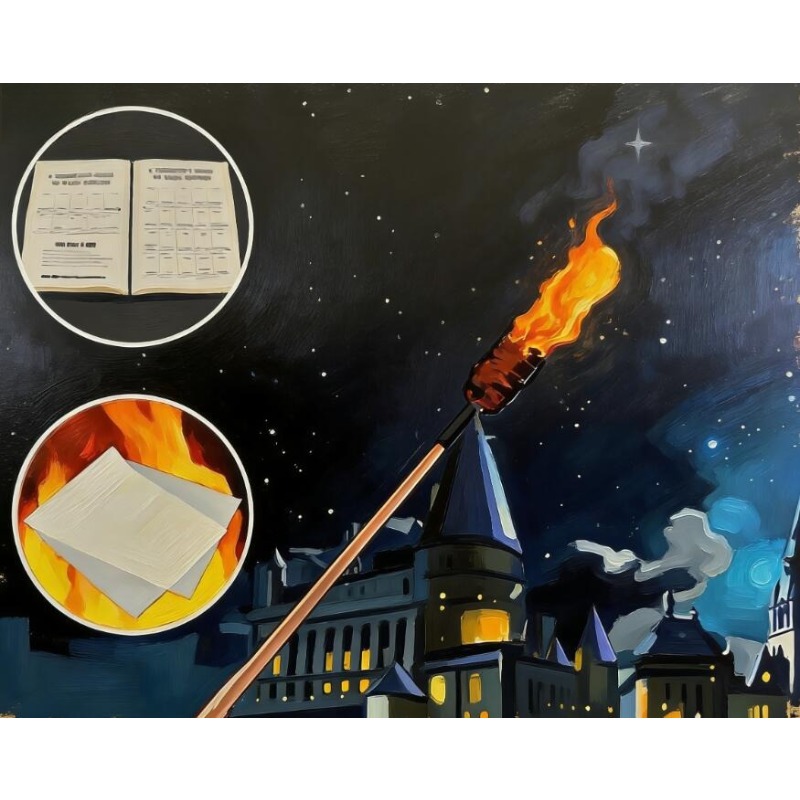 Cosplay Flame Prop - Bacchetta Magica Elettronica con Effetto Fiamma,