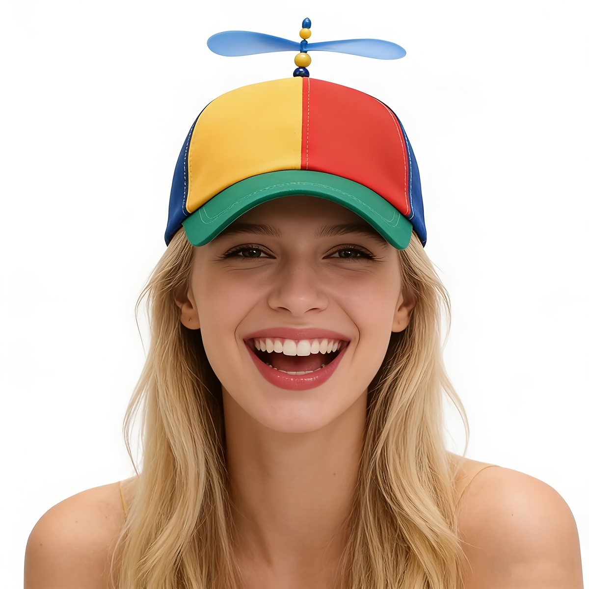 Cosplay Fireball Prop - Divertente cappello con elica multicolore per