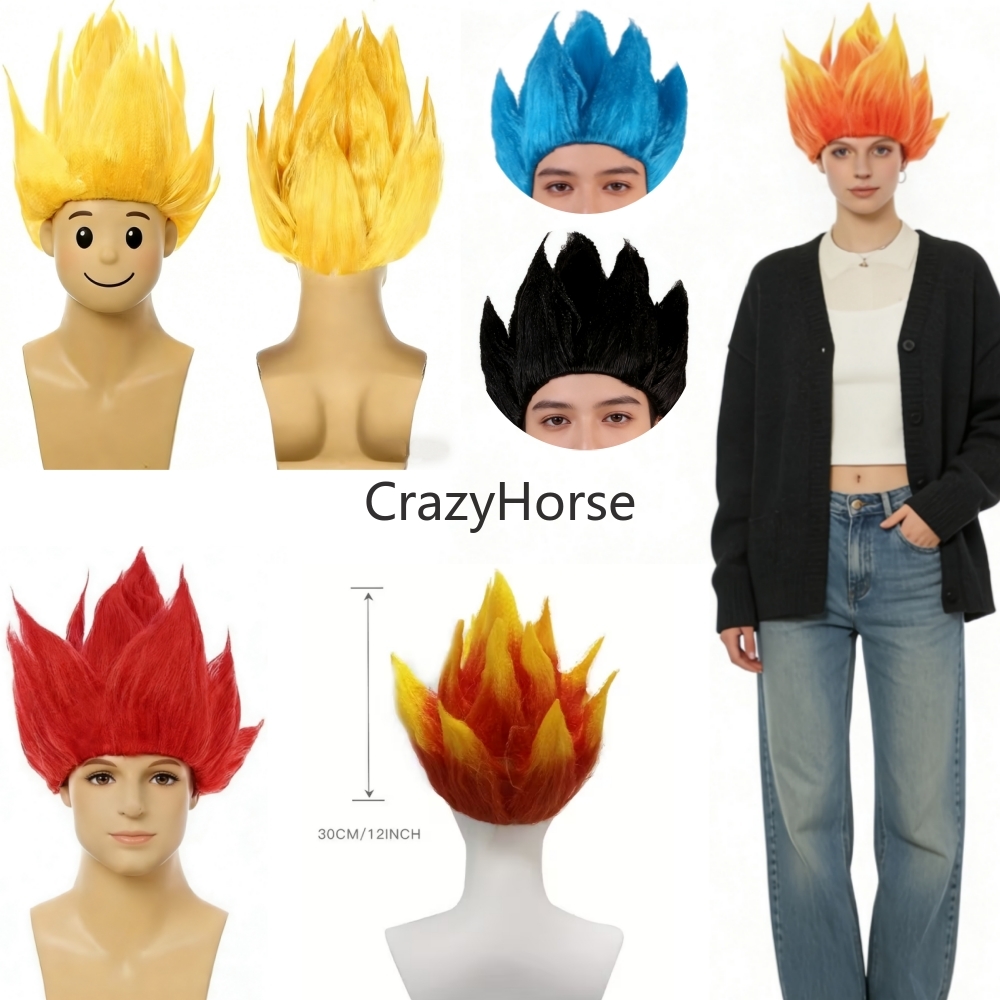 Parrucche Saiyan per Adulti e  - Cosplay Flame Prop recensione e prezzo