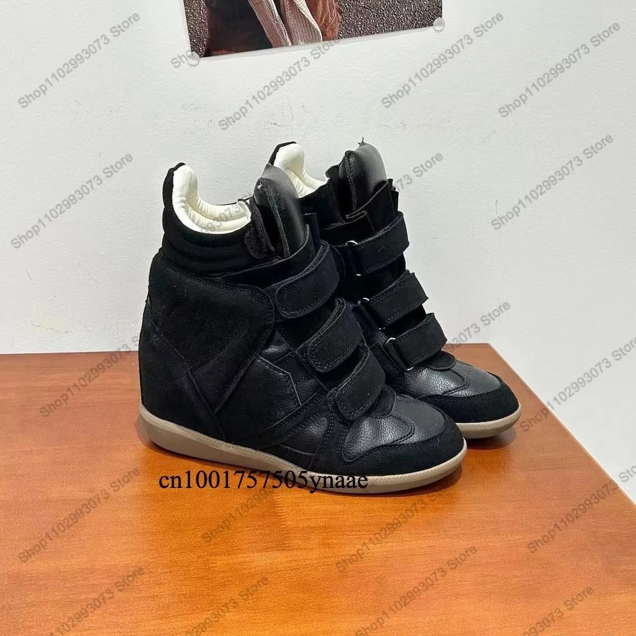 Sneakers da donna con zeppa na - Velcro Hook Loop recensione e prezzo